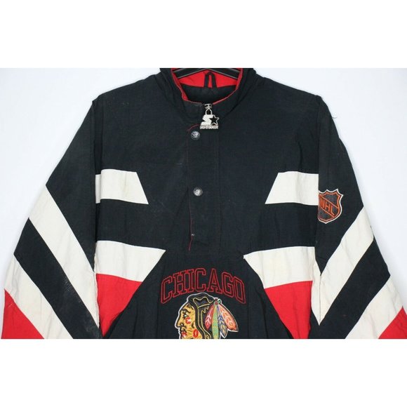 VTG Starter Chicago Blackhawks Jacket C670 - Picture 5 of 12